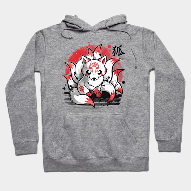 Nine tailed fox spirit Hoodie by NemiMakeit